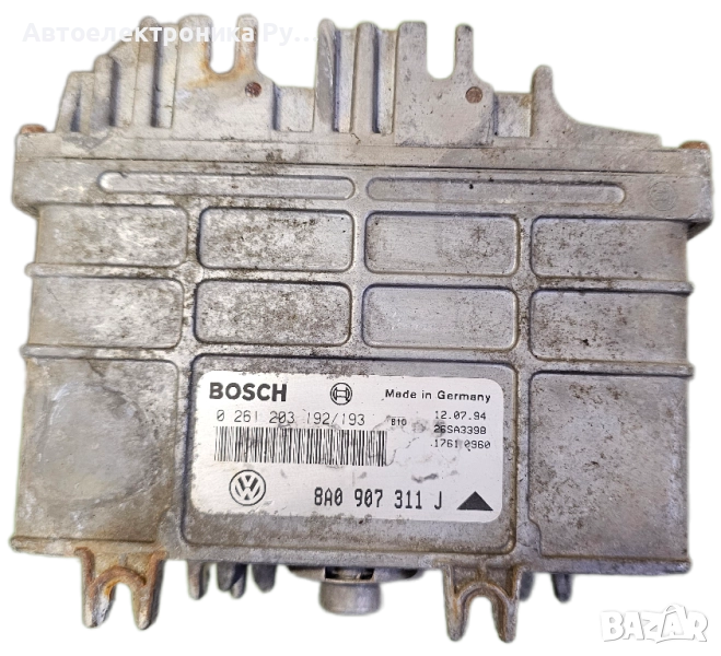 компютър SEAT TOLEDO CORDOBA, 1.6, BOSCH ,0 261 203 192/193, 0261203192/193, 8A0 907 311 J, снимка 1