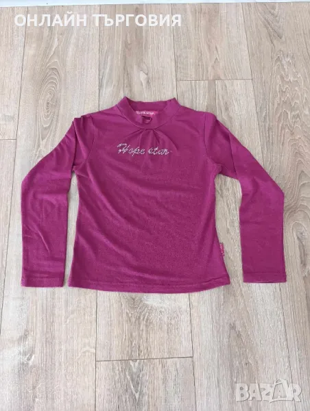 Блуза за момиче с дълъг ръкав, снимка 1