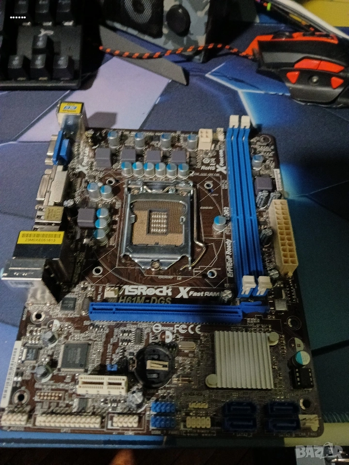продавам дънна платка asrock h61-DGS , снимка 1