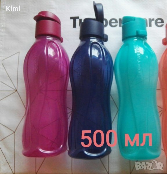 6 цвята ново еко Tupperware шише 500 мл, снимка 1