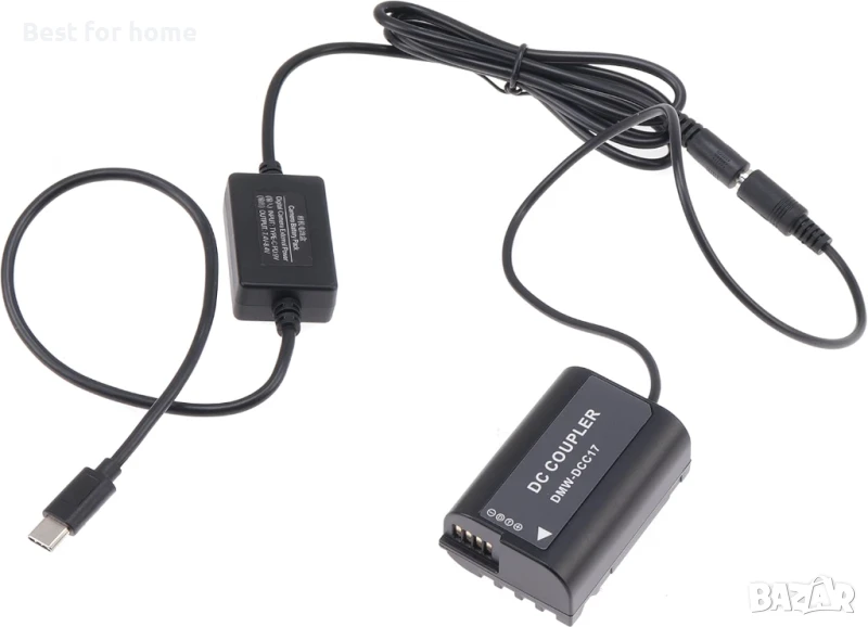 Fotga захранващ адаптер, кабел и декодирана батерия за фотоапарат  Panasonic , снимка 1