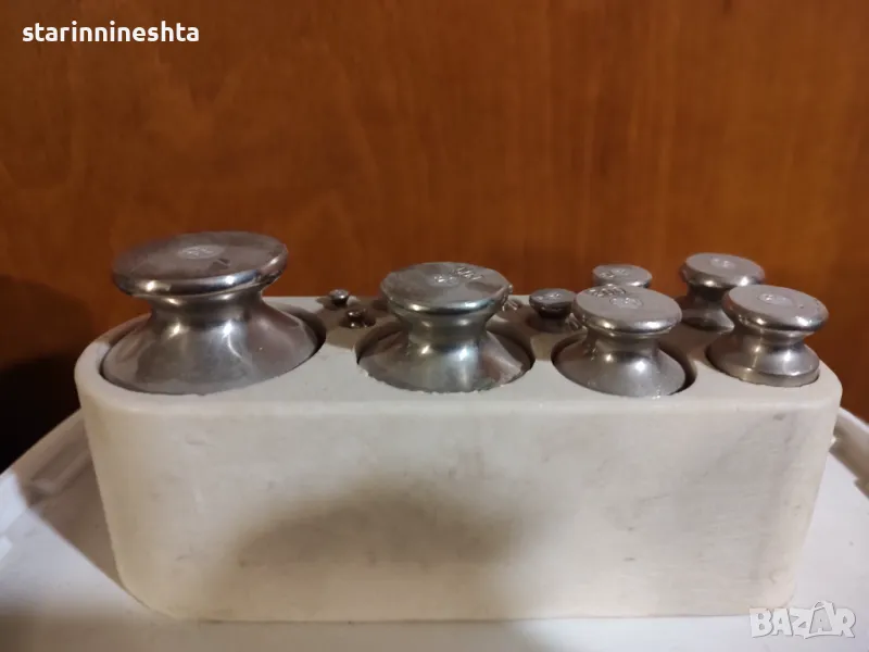 СОЦ Неупотребявани стари теглилки грамове  кантар везна , снимка 1