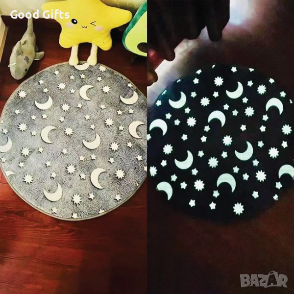 Меко детско Светещо килимче, 80см, снимка 1