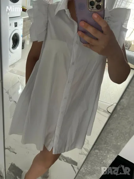 Памучнa Риза/Туника/Рокля нова  с джобове , снимка 1