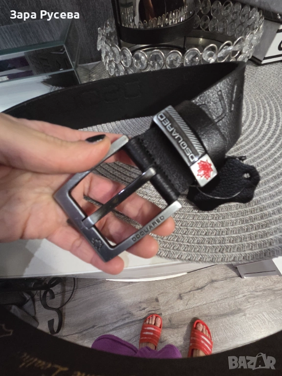 Dsquared естес.кожа мъжки колан, снимка 1