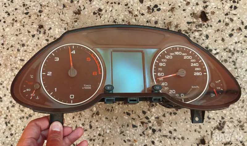 километраж Audi Q5, лява дирекция- LHD- км/h - 8R0920900F, снимка 1