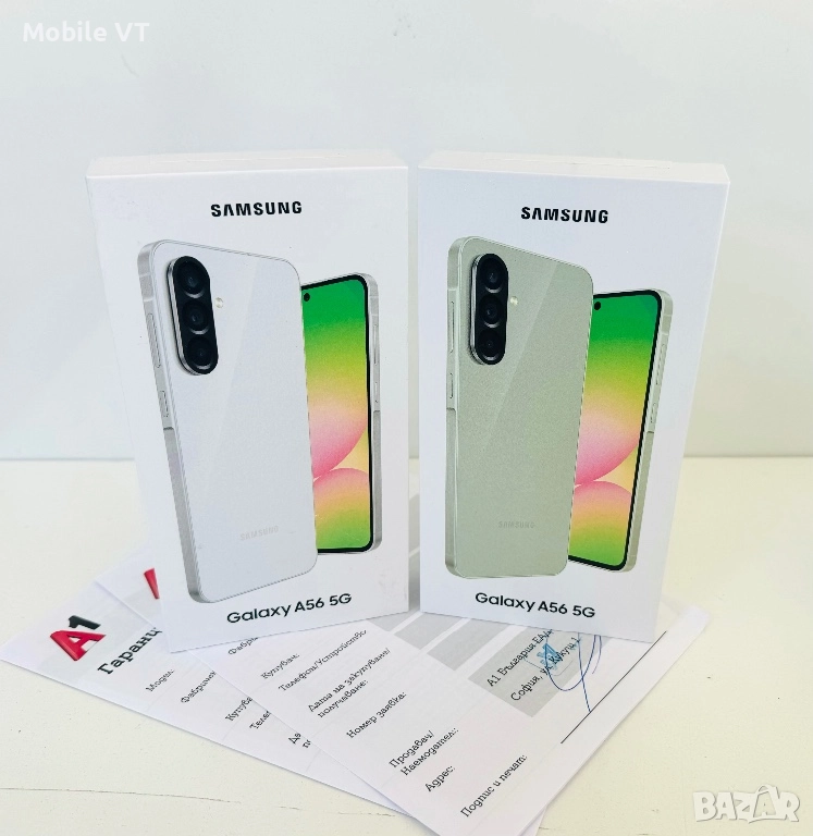 НОВ! Samsung Galaxy A56 5G 256GB Lightgray 2г.ГАРАНЦИЯ!, снимка 1