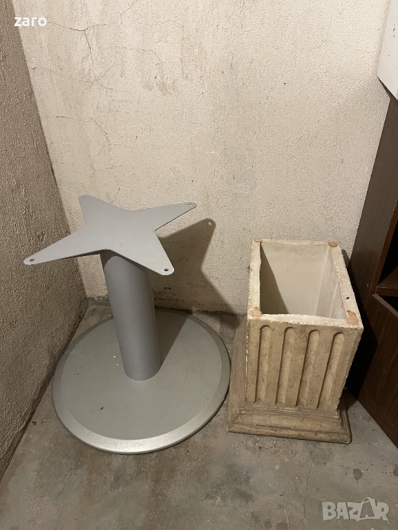 Масивна кръгла маса за беседка, помещение, снимка 1