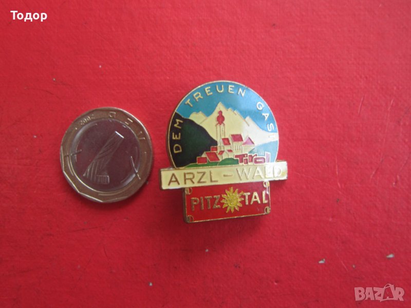 Голям бронзов знак значка , снимка 1