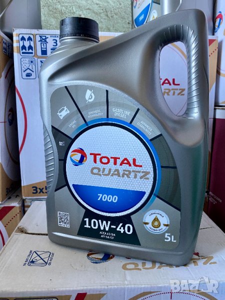 Моторно масло TOTAL QUARTZ 7000 10W40, 5л , снимка 1