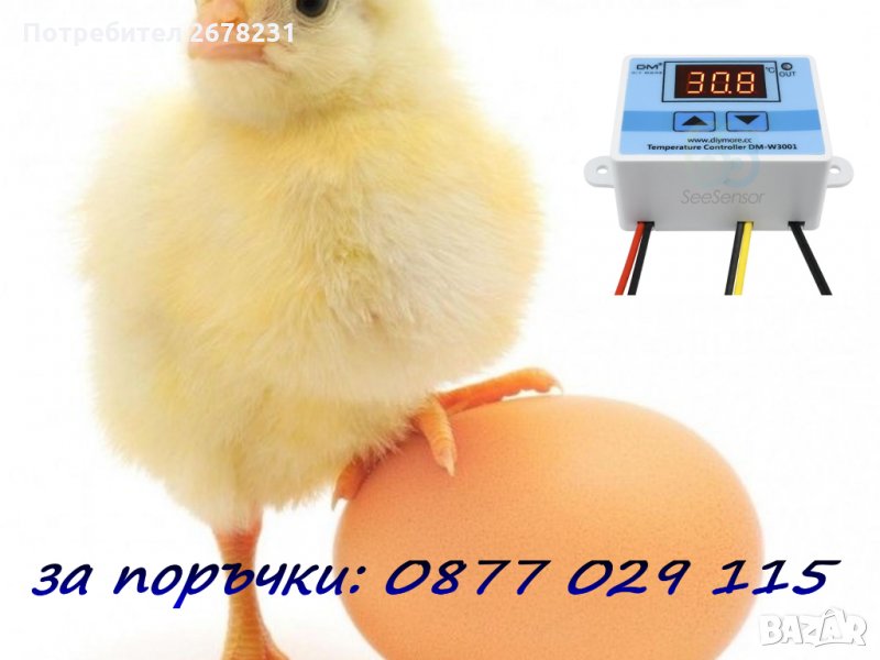 Терморегулатор за инкубатор 220V, снимка 1