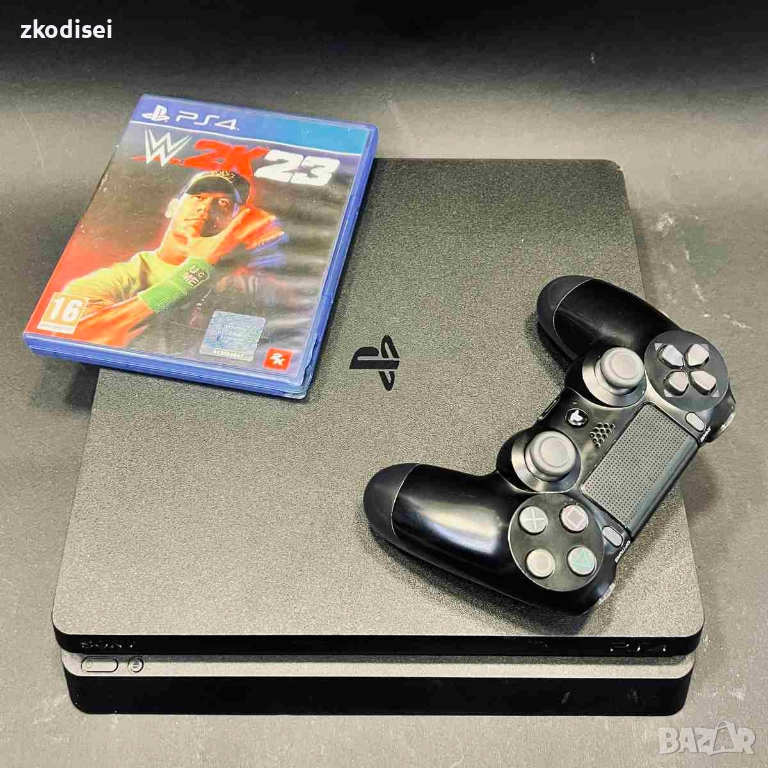 Конзола SONY - PS4 с 1бр. джойстик и 1бр. игра, снимка 1