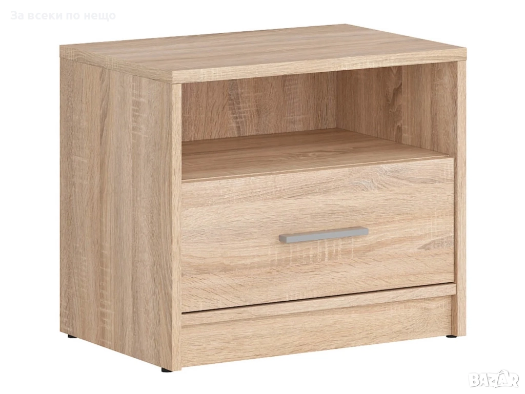 Нощно шкафче NEPO PLUS KOM1S корпус и фронт дъб сонома Код P1608, снимка 1