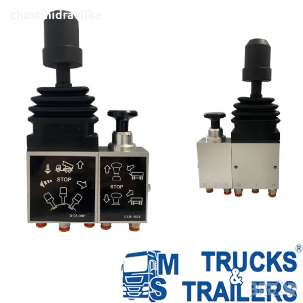 Пневматичен джойстик и бутон за капак тип MEILLER HYPACO HYP050201, снимка 1