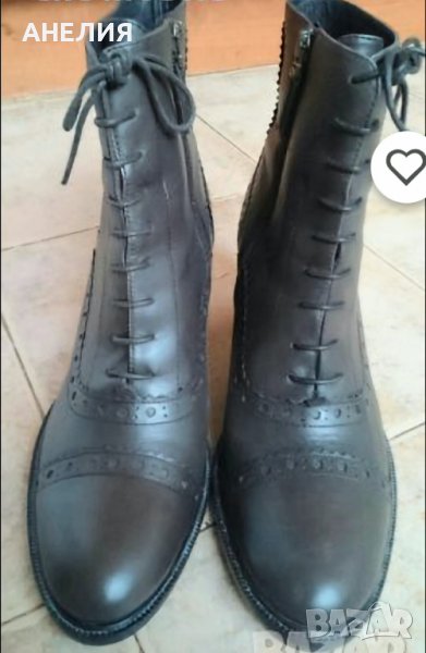 Боти кожени дамски, снимка 1