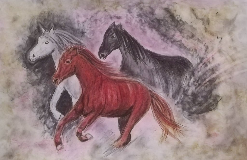 Картини с коне (молив) в Картини в гр. Карнобат - ID27450295 — Bazar.bg