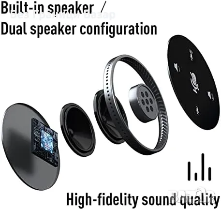 Нов Микрофон за лаптоп с говорител – онлайн срещи, шумопотискане, офис, снимка 4 - Други - 49876834