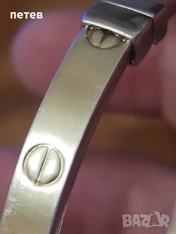 сребърна гривна Cartier.Cartier. сребърна гривна., снимка 11 - Антикварни и старинни предмети - 56075365