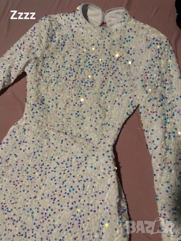 Дамска рокля с пайети, снимка 2 - Рокли - 52870105