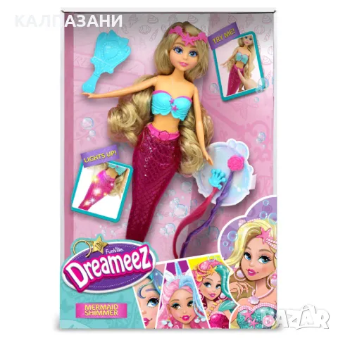 Dreameez Кукла Русалка със Светеща Опашка 81004