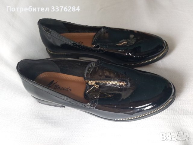 Черни лачени обувки Bosido, снимка 6 - Дамски елегантни обувки - 40582482