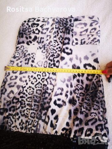 Тигрова рокля, S размер, снимка 6 - Рокли - 27864357
