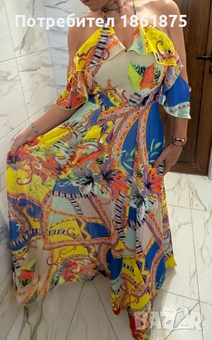 Дълга рокля, снимка 7 - Рокли - 45472084