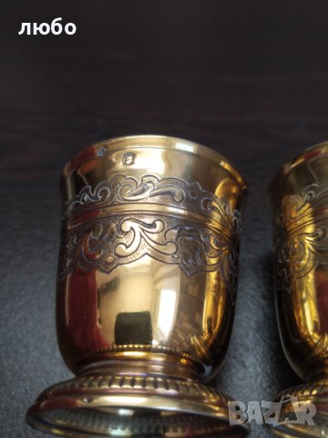 Чашки MINERVA 0,950  24к Злато LOUGUER-LAPAR PARIS 1878г, снимка 14 - Антикварни и старинни предмети - 44415657