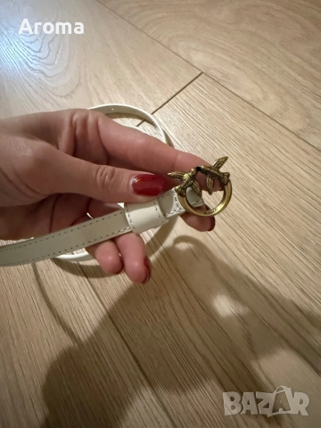 Дамски колан PINKO оригинален естествена кожа, снимка 4 - Колани - 52398272