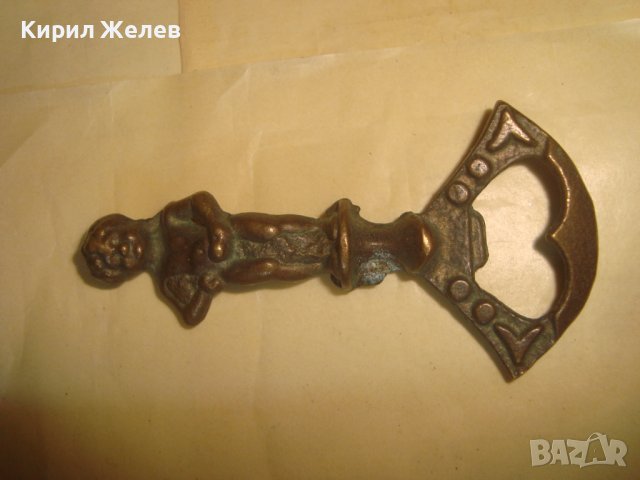 СТАРА БРОНЗОВА ФИГУРАЛНА ОТВАРАЧКА ПИКАЕЩОТО МОМЧЕНЦЕ БРЮКСЕЛ БЕЛГИЯ СУВЕНИР 32106, снимка 12 - Антикварни и старинни предмети - 38162973