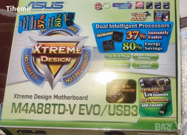 Комплект: MB ASUS M4A88TD-V EVO, CPU AMD Phenom II X4 955, 4x4GB DDR3 1333