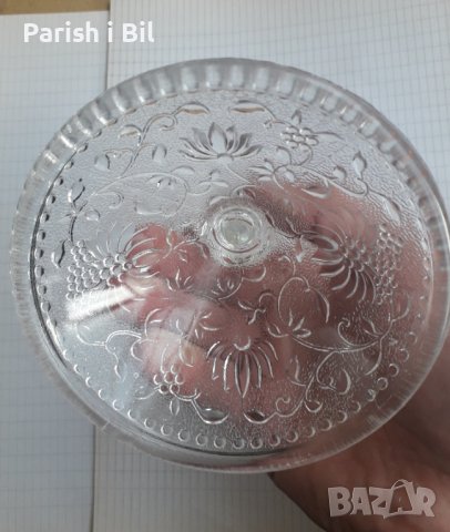 Стъклена Купа и малък поднос, снимка 3 - Чинии - 40478736