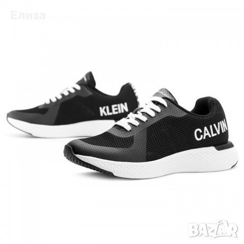 Оригинални стилни модерни сникърси Calvin Klein Amos S0584 Black от САЩ, снимка 3 - Маратонки - 30755663