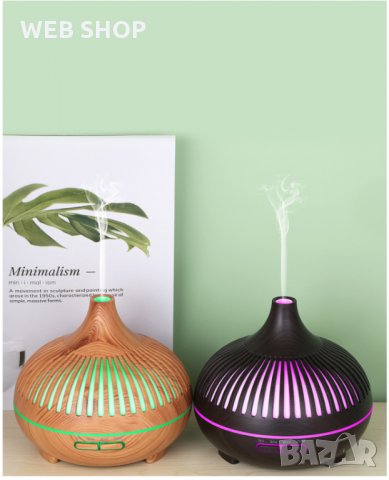 УЛТРАЗВУКОВ АРОМА ДИФУЗЕР И ОВЛАЖНИТЕЛ ЗА ВЪЗДУХ/ Арома Лампа , снимка 1