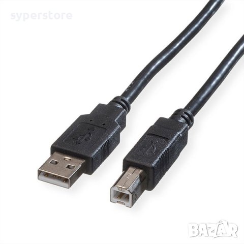 Кабел USB2.0 A-B, 1.8m SS301099