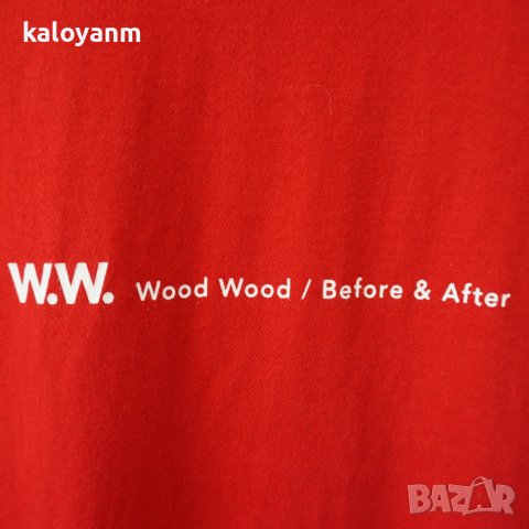 Wood Wood дамска тениска - размер L, снимка 3 - Тениски - 38000969