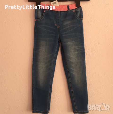 Детски памучни дънки George 4-5 г. , снимка 5 - Детски панталони и дънки - 30513249