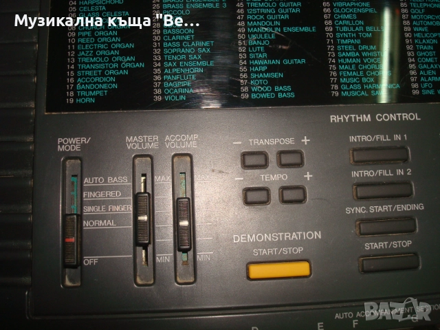 Синтезатор Yamaha PSS-380, снимка 5 - Синтезатори - 51881460