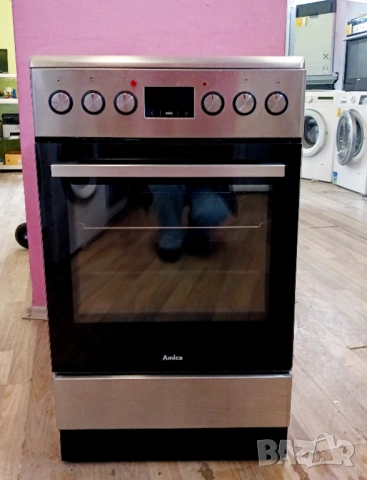 Печка с керамичен плот AMICA  - 50 см, снимка 2 - Печки, фурни - 54074742