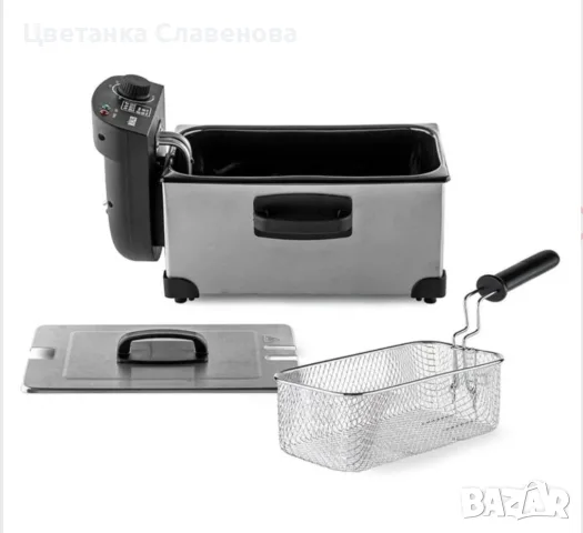 Фритюрник Muhler DF-3030IX 3.0 Л, неръждаема стомана, снимка 2 - Фритюрници - 55802827