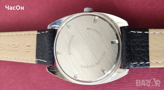 Swiss made часовник Merit - 21 jewels, снимка 7 - Мъжки - 43572999