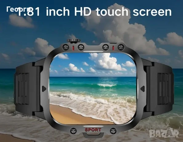 Смарт часовник - HD дисплей, снимка 2 - Смарт гривни - 51090166