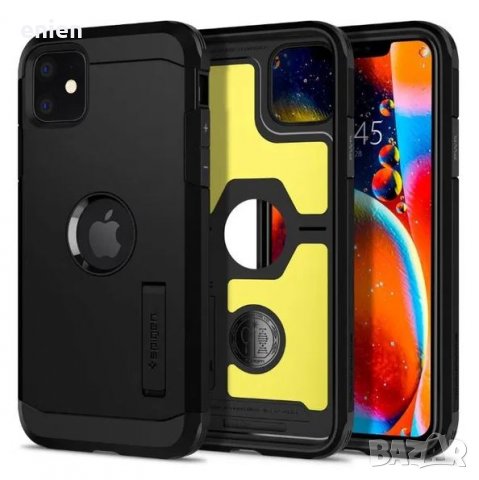 Spigen Tough Armor Удароустойчив кейс за iPhone 11 PRO Black, снимка 1 - Калъфи, кейсове - 31089001