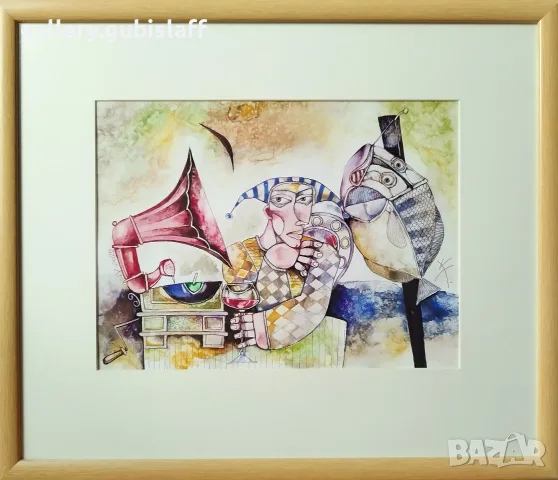 Картина "В края на деня", худ. Кр.Тодоров - Кеца (1959-2022)