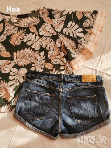 Къси дънкови панталонки H&M, снимка 4 - Къси панталони и бермуди - 29814407