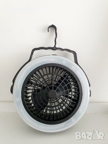 Къмпинг 2 в 1 лампа и вентилатор , снимка 3 - Къмпинг осветление - 44157932