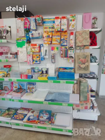 Метални стелажи за книжарница /НОВИ/, снимка 4 - Оборудване за магазин - 47605494