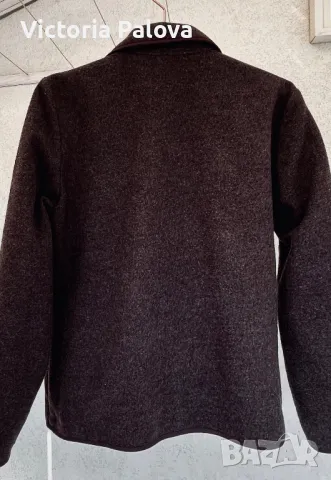 Модерно късо яке/сако KENNY S цвят шоколад, снимка 8 - Якета - 48775618