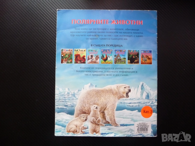 Полярните животни детска красиви рисунки бяла мечка пингвини морски лъв овцебик морж тюлени сова пан, снимка 5 - Детски книжки - 52637588