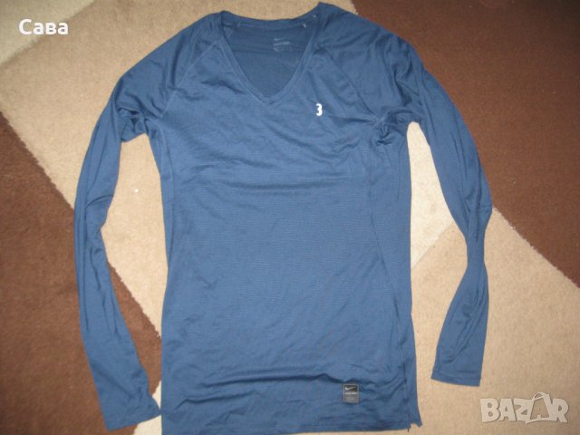 Блуза NIKE PRO  мъжка,М-Л, снимка 2 - Спортни дрехи, екипи - 39841676